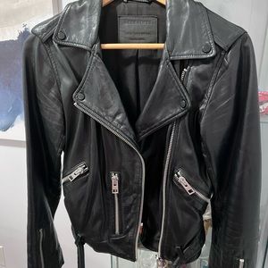 All Saints leather jacket